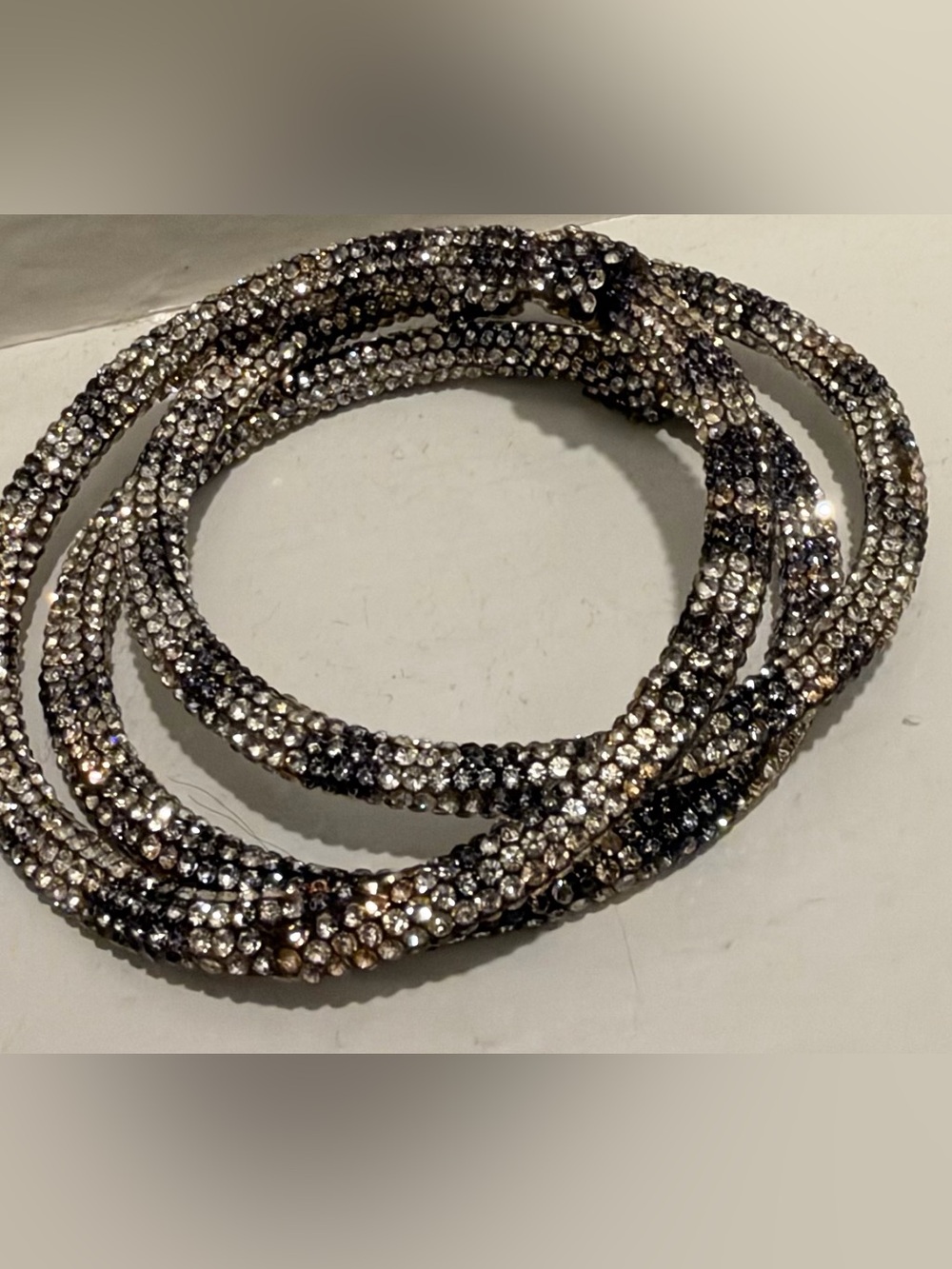 Sparkling Multi-Tone Crystal bangles
